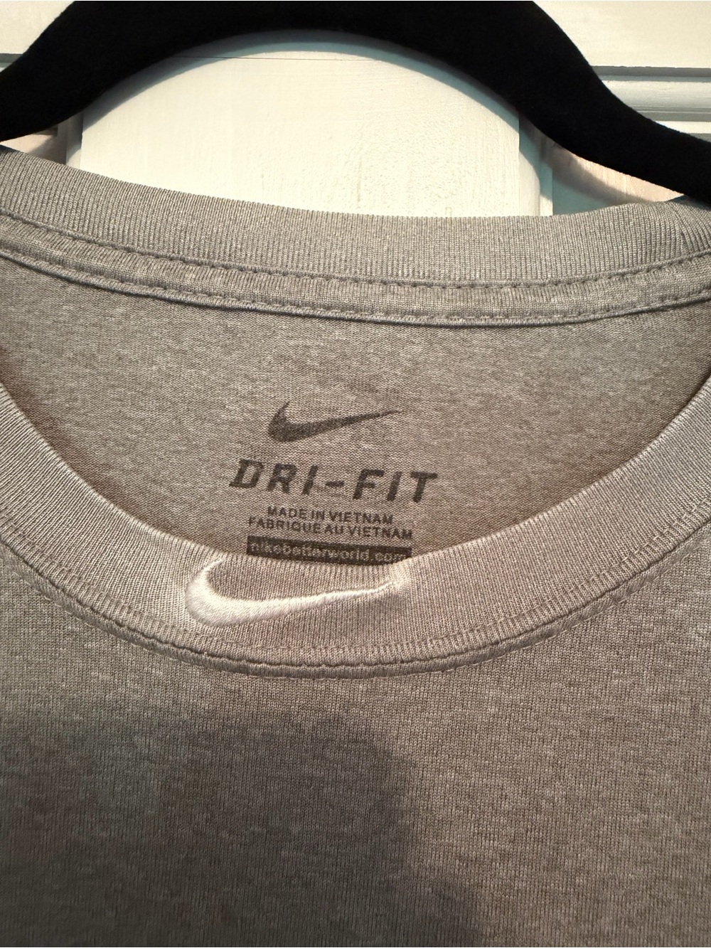 Nike Gray Dri-FIT Authentic Collection Tee - Picture 3 of 4